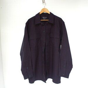 5.11 Tactical Long Sleeve Work Shirt XL Tall Navy